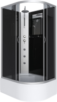 Душевая кабина Niagara Classic NG-2510-14LBKTG 120х80 см, без крыши, с гидромассажем и тропическим душем