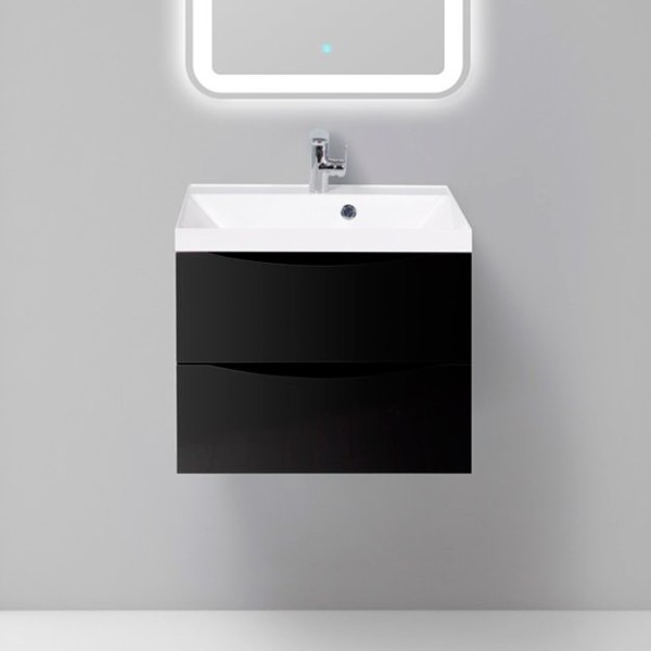 Тумба под раковину BelBagno Marino 60 nero lucido