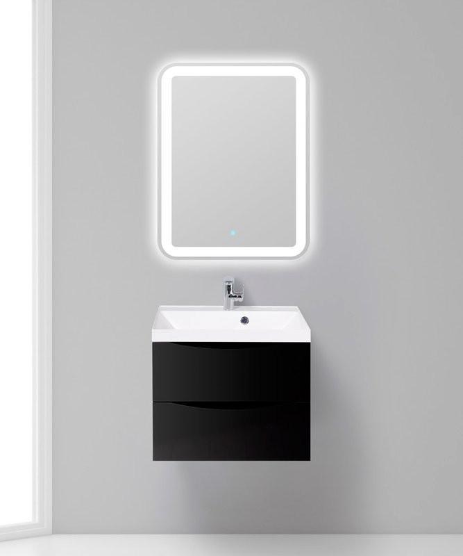 Тумба под раковину BelBagno Marino 60 nero lucido
