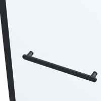 Душевая дверь в нишу Vincea Como Soft VDS-1CS140CLB 140 см профиль черный