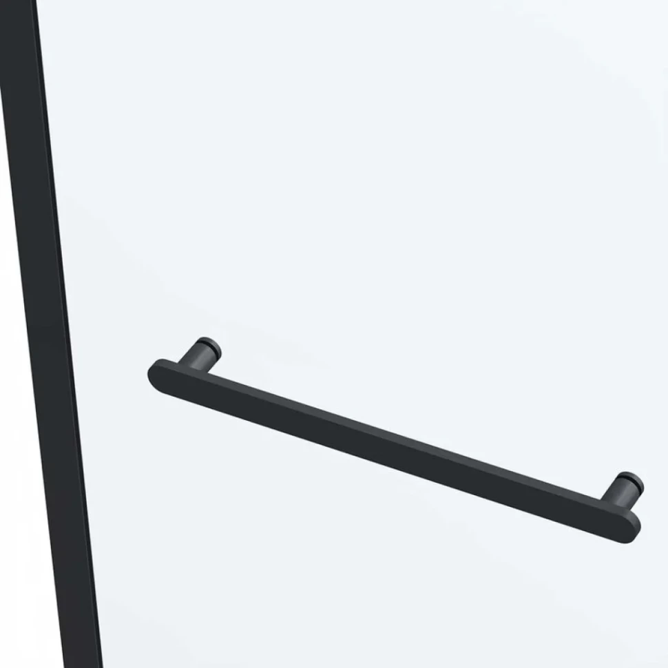 Душевая дверь в нишу Vincea Como Soft VDS-1CS140CLB 140 см профиль черный