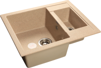 Комплект Мойка GranFest Quadro GF-Q610K песочная + Измельчитель Status Premium 300