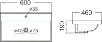 Мебельная раковина Comforty 8056