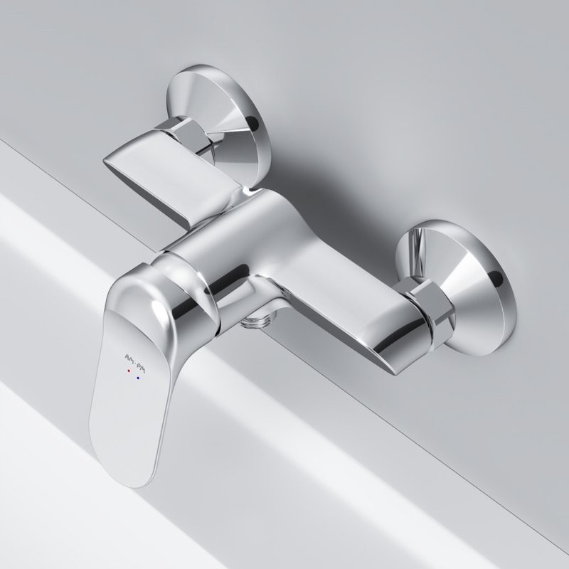 Душевой комплект Смеситель для душа AM.PM Sunny F85C20000 + Гарнитур Gem F0190000 хром