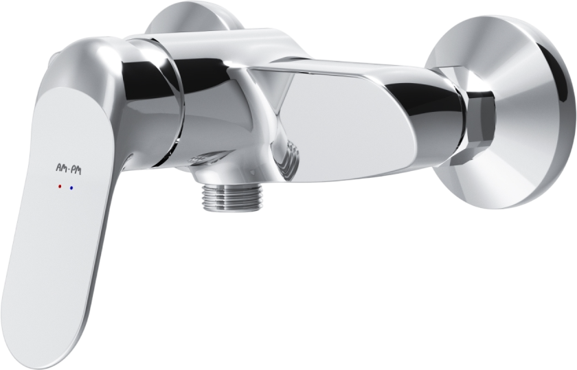 Душевой комплект Смеситель для душа AM.PM Sunny F85C20000 + Гарнитур Gem F0190000 хром