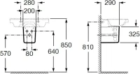 Раковина Roca Debba 55x44 с полупьедесталом Раковина Roca Debba 55x44 с полупьедесталом