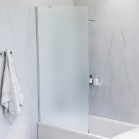 Шторка на ванну AM.PM Gem W90BS-080-140CM стекло матовое Шторка на ванну AM.PM Gem W90BS-080-140CM стекло матовое