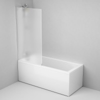 Шторка на ванну AM.PM Gem W90BS-080-140CM стекло матовое Шторка на ванну AM.PM Gem W90BS-080-140CM стекло матовое