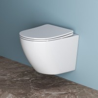 Комплект Унитаз подвесной BelBagno Uno + Инсталляция VitrA V-Fix Core 732-5800-01PV + Кнопка Root Square 740-2395 никель