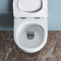 Комплект Унитаз подвесной BelBagno Uno + Инсталляция VitrA V-Fix Core 732-5800-01PV + Кнопка Root Square 740-2395 никель