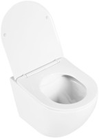 Комплект Унитаз подвесной BelBagno Uno + Инсталляция VitrA V-Fix Core 732-5800-01PV + Кнопка Root Square 740-2395 никель