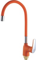 Смеситель для кухни Shevanik S443-4 с гибким изливом, оранжевый