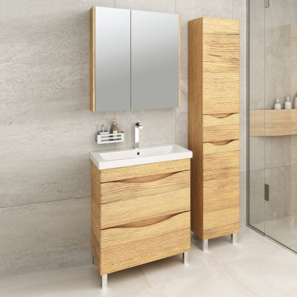 Мебель для ванной комнаты Emmy Дакота 60 рустик соломенный