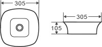Накладная раковина D&K Berlin 31