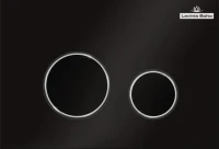 Комплект Lavinia Boho Унитаз подвесной Biore Compacto Rimless 3304101C + Крышка-сиденье Biore 33290420 с микролифтом + Инсталляция RelFix 38010020 + Кнопка RelFix 3805004B глянцевая черная, хром