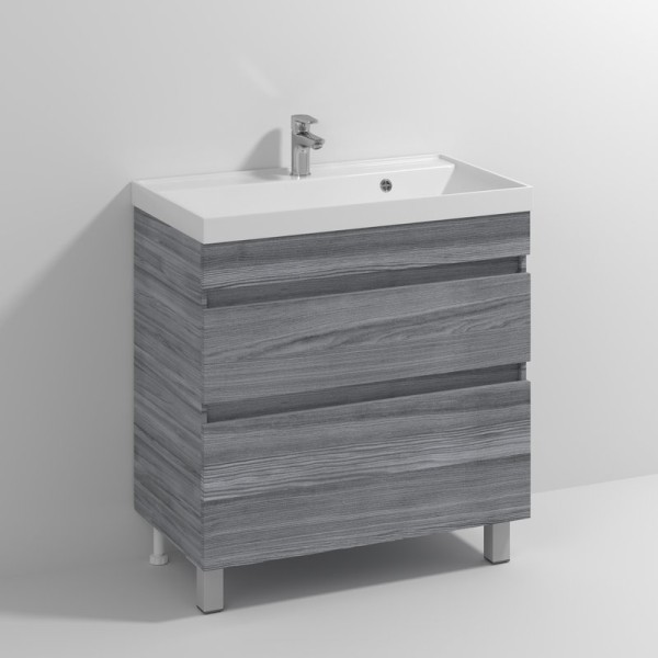 Тумба с раковиной Vod-Ok Best 80 напольная, лиственница