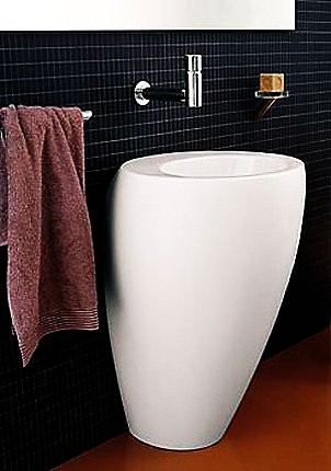 Раковина подвесная Laufen Alessi one 8.1197.1.400.104.1 53 белая, круглая