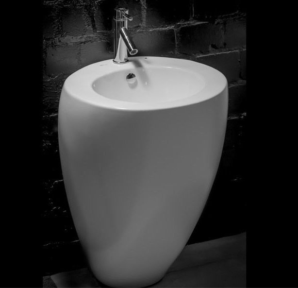 Раковина подвесная Laufen Alessi one 8.1197.1.400.104.1 53 белая, круглая