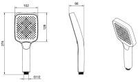 Душевая лейка Berges H1 070021 хром