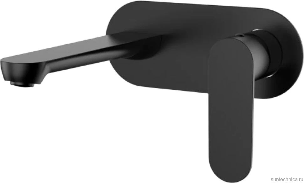 Смеситель для раковины Cezares Stylus STYLUS-BLI1-NOP-W0 С ВНУТРЕННЕЙ ЧАСТЬЮ, матовый черный