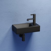 Раковина маленькая в туалет Ceramicanova Element CN6051LMB черный матовый