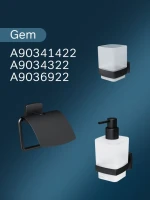 Крючок AM.PM Gem A9035622 матовый черный, на шурупах