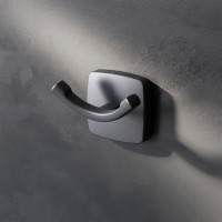 Крючок AM.PM Gem A9035622 матовый черный, на шурупах