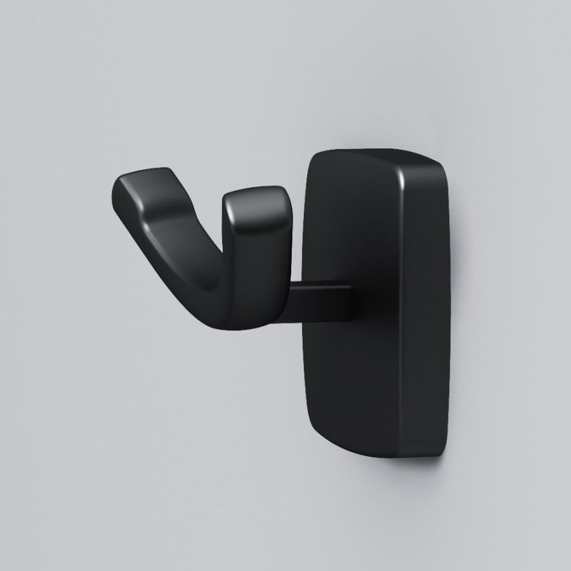 Крючок AM.PM Gem A9035622 матовый черный, на шурупах