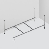 Акриловая ванна AM.PM X-Joy W88A 150x70 см, пристенная, белая, с каркасом