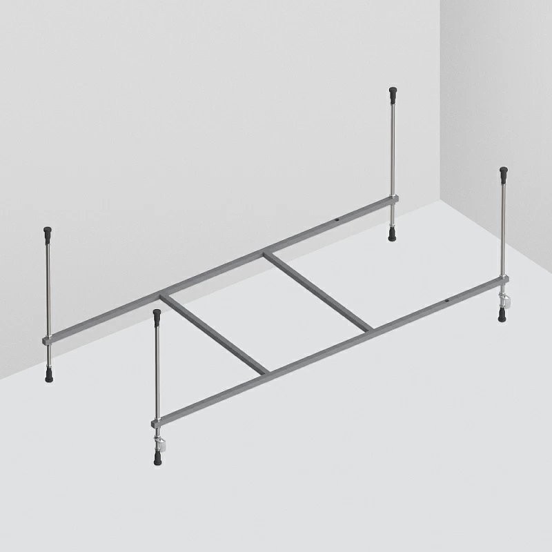 Акриловая ванна AM.PM X-Joy W88A 150x70 см, пристенная, белая, с каркасом