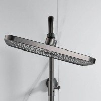 Душевая стойка Shevanik S9636T оружейная сталь