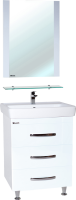 Мебель для ванной комнаты Bellezza Рокко 60 напольная, белая