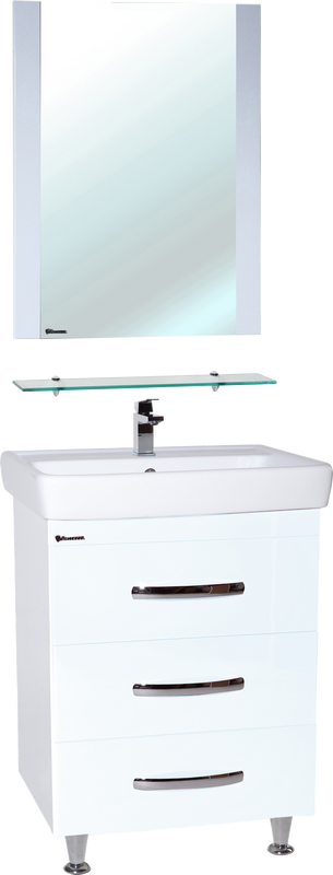 Мебель для ванной комнаты Bellezza Рокко 60 напольная, белая