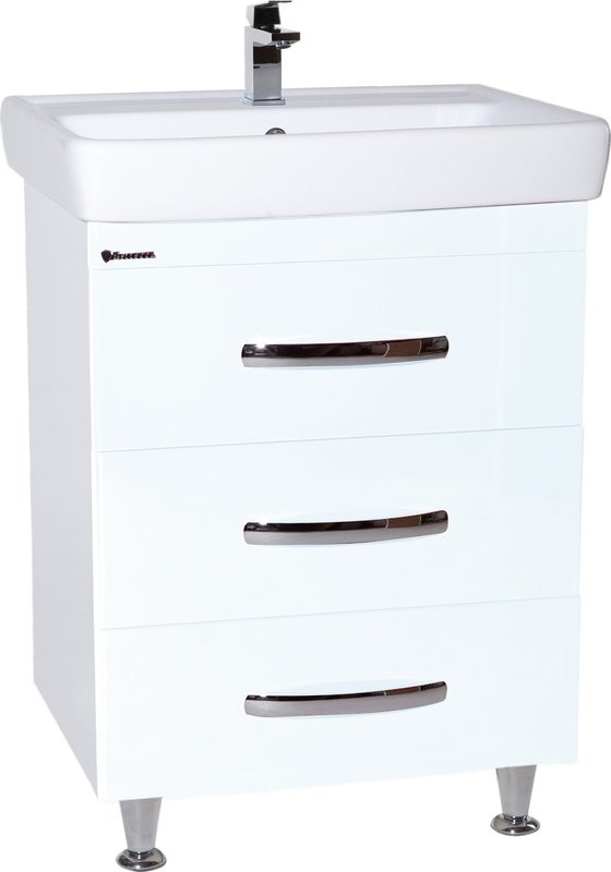 Мебель для ванной комнаты Bellezza Рокко 60 напольная, белая