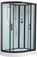 Душевая кабина Timo Standart T-6602 B R профиль черный, с низким поддоном