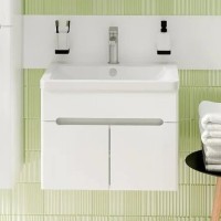 Тумба с раковиной Runo Парма 60, подвесная, 2 двери