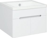 Тумба с раковиной Runo Парма 60, подвесная, 2 двери