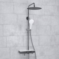 Душевая стойка Wasserkraft Aller A113.116.155.CH Thermo с термостатом, хром