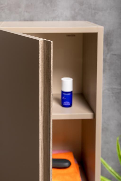 Шкаф пенал для ванной Armadi Art Capolda latte