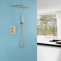 Душевой комплект Abber Daheim AF8251G С ВНУТРЕННЕЙ ЧАСТЬЮ, матовое золото