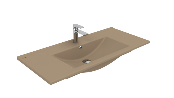 Мебельная раковина Creavit Su 100 капучино