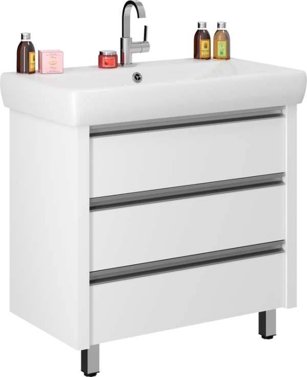 Тумба под раковину Vod-Ok Бридж 80 белая