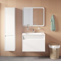 Тумба с раковиной IDDIS Esper 80 подвесная, белая