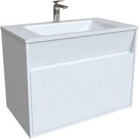 Тумба с раковиной IDDIS Esper 80 подвесная, белая