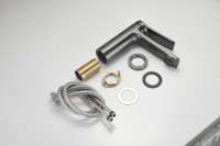 Смеситель для раковины BELZ B507 B10572-3 оружейная сталь Смеситель для раковины BELZ B507 B10572-3 оружейная сталь