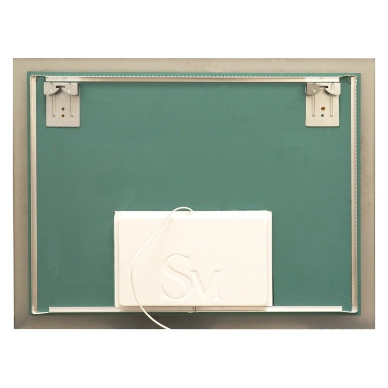 Зеркало Mixline Норма -Лайт 80 с подсветкой, алюминиевый профиль