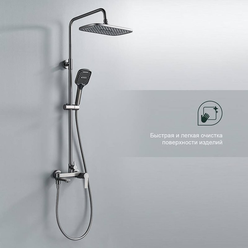 Душевая стойка Splenka S06 S06.24.09 графит