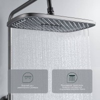 Душевая стойка Splenka S06 S06.24.09 графит Душевая стойка Splenka S06 S06.24.09 графит