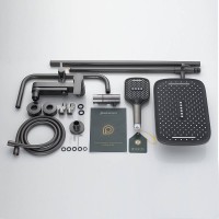 Душевая стойка Splenka S06 S06.24.09 графит Душевая стойка Splenka S06 S06.24.09 графит