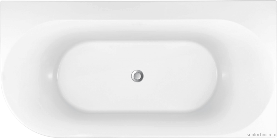 Акриловая ванна Allen Brau Priority 4 R 170x80 см, угловая, правая, пристенная, белая матовая, асимметричная, на ножках, с экраном, со сливом-переливом